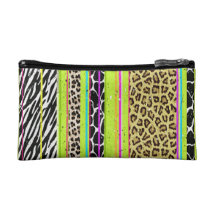 "Fashion Safari Print" Cosmetic Bag