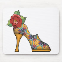 Fashion Shoe with Rose  03 Mousepad