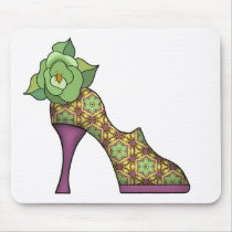 Fashion Shoe with Rose  08 Mouse Pad