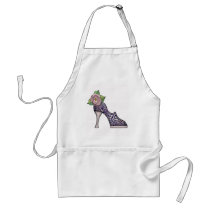Fashion Shoe with Rose  09 Apron