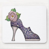 Fashion Shoe with Rose  09 Mousepads