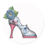 Fashion Shoe with Rose  13 Sticker