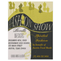 Fashion Show & Designer Invitation flyer