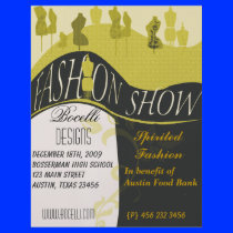 Fashion Show & Designer Invitation Full Color Flyer