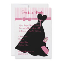 Fashion Show Personalized Announcement