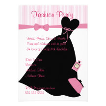 Fashion Show Personalized Announcement