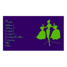 Fashion Silhouette Business Cards