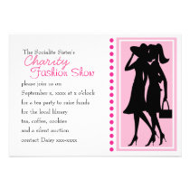 Fashion Silhouettes invitations