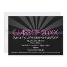 Fashion Spotlight Graduation Party Invitations invitation