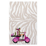 Fashion Staionary Scooter Woman Shoes Zebra Customized Stationery