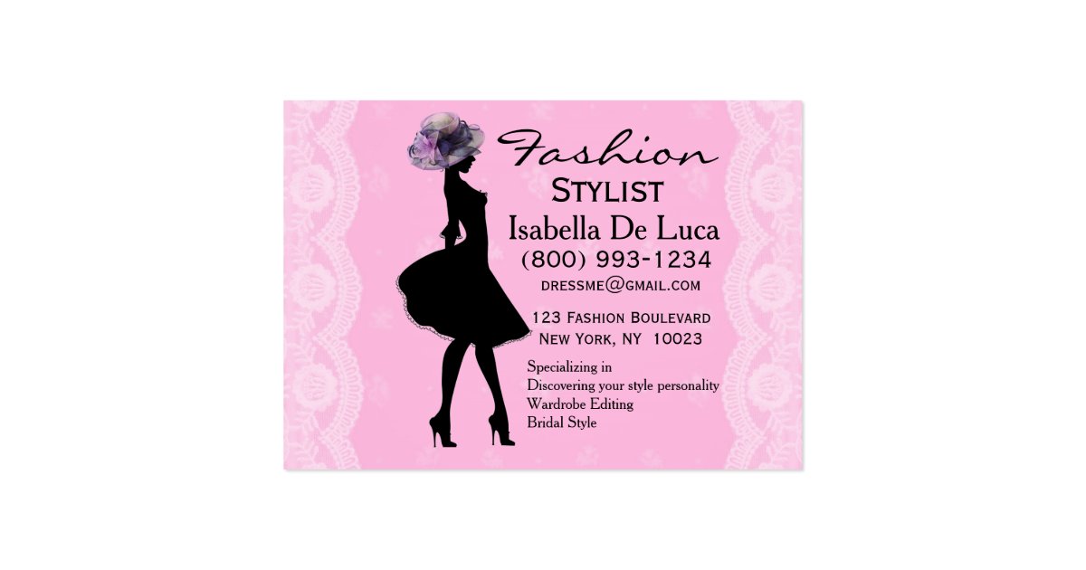 Fashion Stylist Business Cards Zazzle