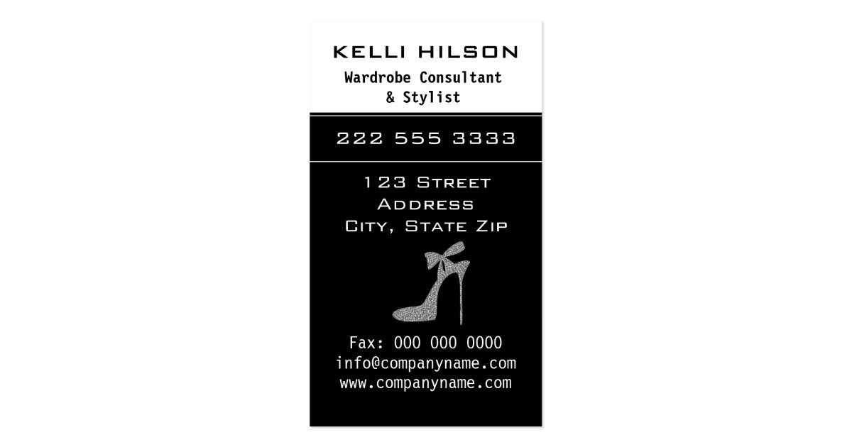Fashion Stylist Business Cards Zazzle