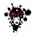 fashion sunglass fashion portrait lady T-shirt fashion sunglass fashion portrait lady T-shirt
