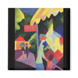 Fashion window by August Macke Refrigerator Magnets