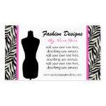 Fashion Zebra Print  Business Card
