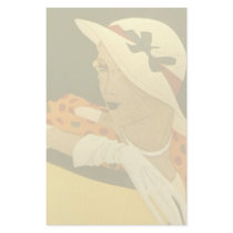 Fashionable Art Deco Lady Personal Stationery