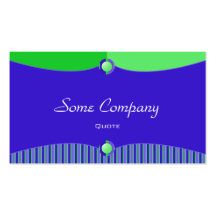 Fashionable Buttons Collection (Blue) Business Card Templates
