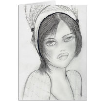 Fashionable Flapper Greeting Cards