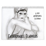 Fashionable Flappers Wall Calendar