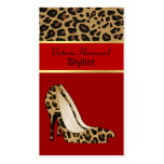 Fashionable Jaguar Print Business Card