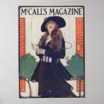 Fashionable Lady of 1915 Poster