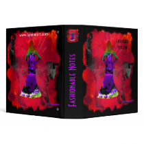 Fashionable Notebook binders by byLuminaArt Fashionable Notebook binders