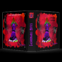 Fashionable Notebook binders by byLuminaArt Fashionable Notebook binders
