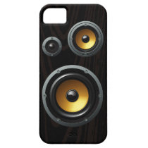 Fashionable Retro Wood Grain Speaker Trio casemate cases