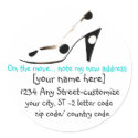 Fashionable Shoes address labels sticker