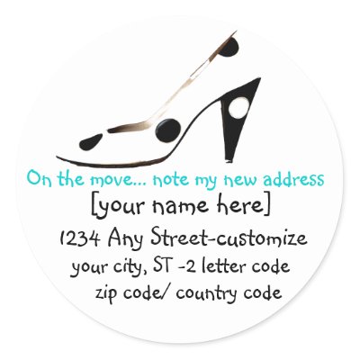 Funky Fashion Address Labels Clear on Address Labels For Women By Torpe
