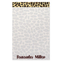 Fashionably Faux personalized stationery