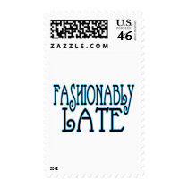 Fashionably Late Postage Stamps