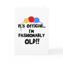 FASHIONABLY OLD cards