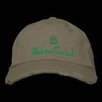 FashionCasbah Olive Green embroidered hats