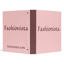 Fashionista binders by Incatneato Fashionista binders