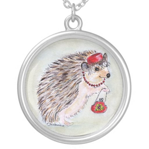 Fashionista Hedgie Hedgehog Necklace
