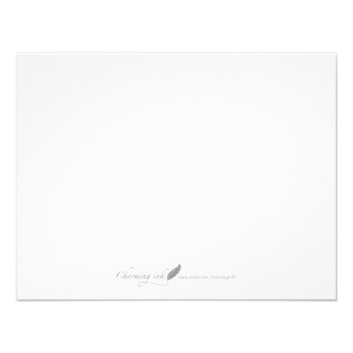 Fashionista Notecard Stationery Invites