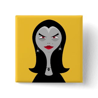 Fashionista Witch button