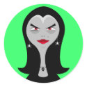 Fashionista Witch Sticker sticker