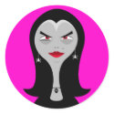 Fashionista Witch Sticker sticker