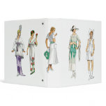 Fashions in White binders