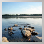 fast and clear water,Danube river posters