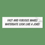 Fast and Furious Obama's Little Mistake! bumper stickers