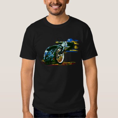 Fast Awesome Speedway Motorcycle T Shirt