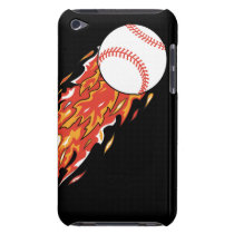 fast baseball on fire flames casemate cases