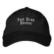 Fast Draw Shooter embroidered hats by fastdraw14 Fast Draw Shooter embroidered hats