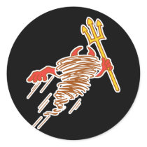 fast dust demon devil stickers