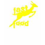 fast food black t-shirt