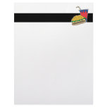 fast food burger and soft drink letterhead design