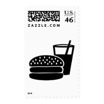 Fast food - Burger Postage